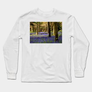 Bluebells Bluebell Woods Basildon Park Berkshire Long Sleeve T-Shirt